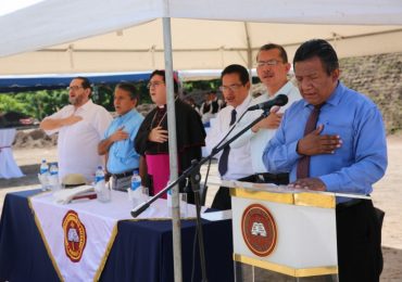 ACTO DE COLOCACIÓN DE LA PRIMERA PIEDRA DE NUEVOS EDIFICIOS EN LA UNIVERSIDAD CATÓLICA DE EL SALVADOR