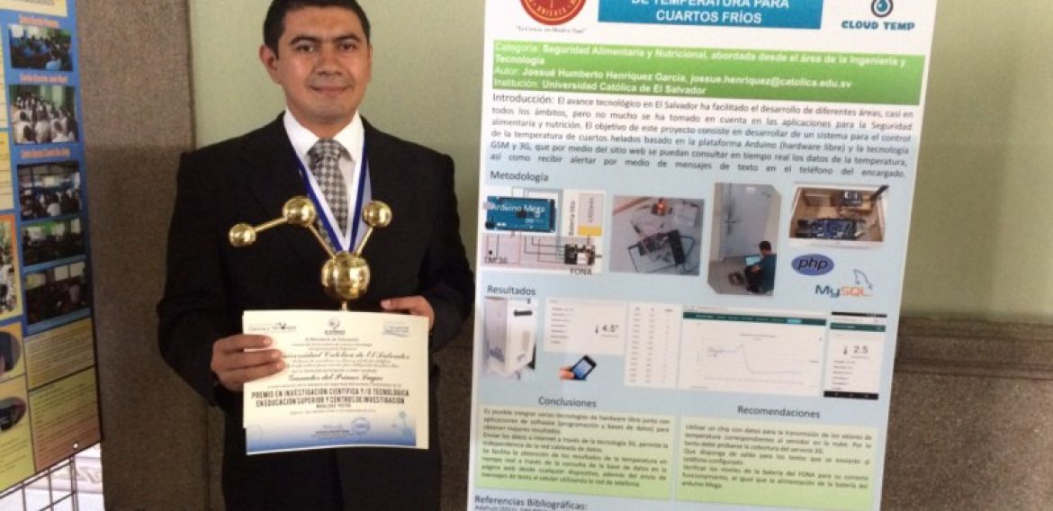 UNICAES SE ACREDITA EL PRIMER LUGAR DEL PREMIO NACIONAL EN CIENCIA Y TECNOLOGIA 2016