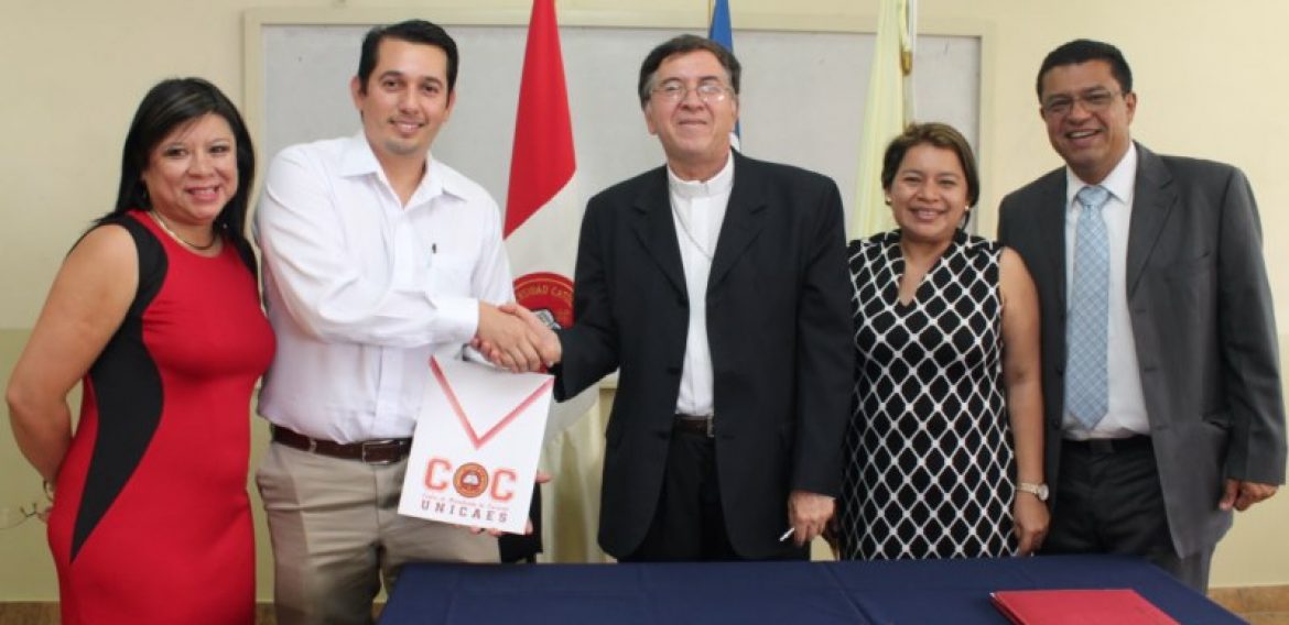 UNICAES CELEBRA CONVENIO DE COOPERACIÓN CON SECTOR PRODUCTIVO DEL PAÍS