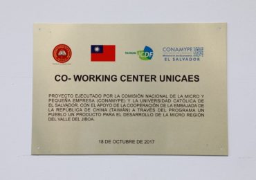 COWORKING CENTER UNICAES, UN ESPACIO DE COLABORACIÓN ENTRE EL SALVADOR Y TAIWÁN