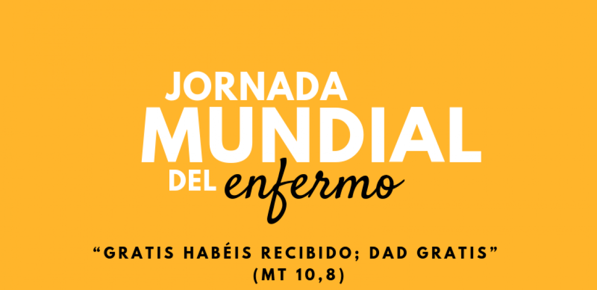 “Gratis habéis recibido; dad gratis” (Mt 10,8)
