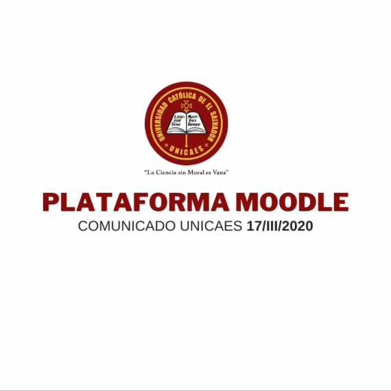 Comunicado UNICAES: Plataforma Institucional