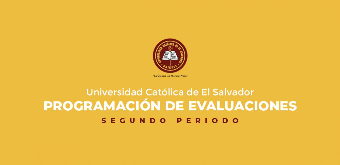 Programación de Evaluaciones | Segundo Periodo