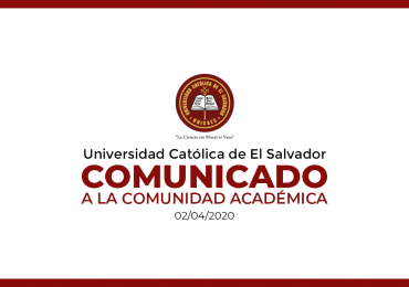 Comunicado UNICAES  |  Semana Santa