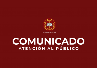 COMUNICADO ATENCIÓN AL PÚBLICO | UNICAES SANTA ANA