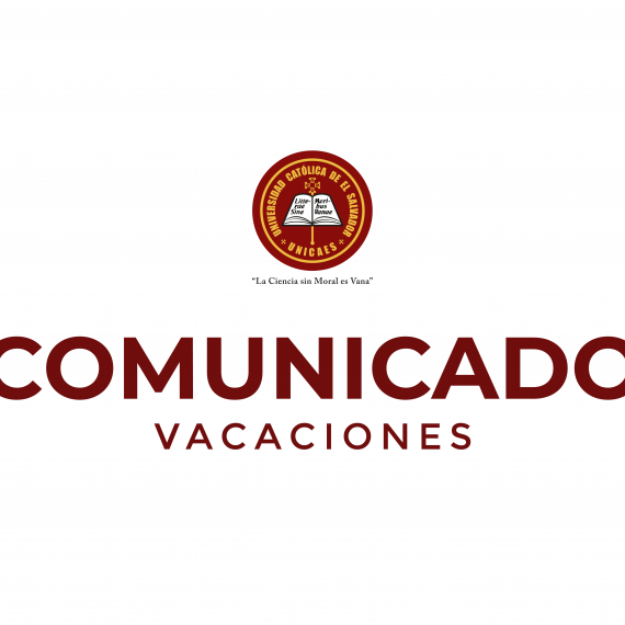 COMUNICADO VACACIONES | UNICAES