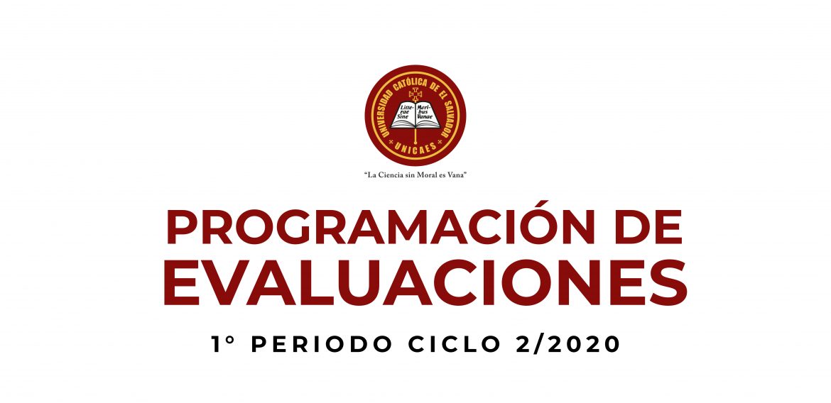 Programación de Evaluaciones – Primer Periodo