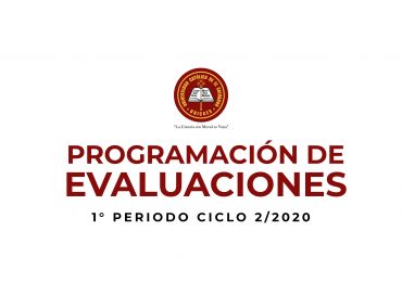 Programación de Evaluaciones – Primer Periodo