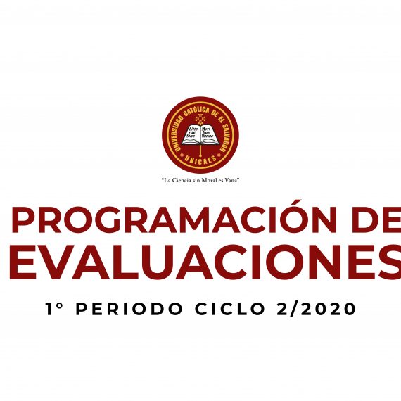 Programación de Evaluaciones – Primer Periodo