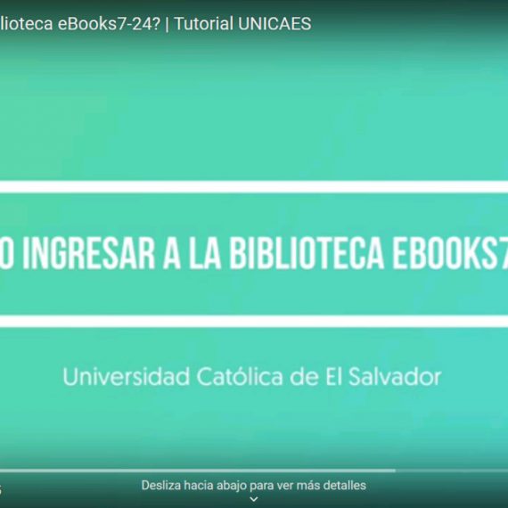 Biblioteca UNICAES presenta un acervo bibliográfico en línea