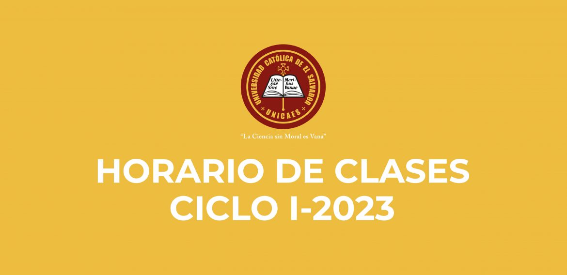 HORARIO DE CLASES CICLO I/2023