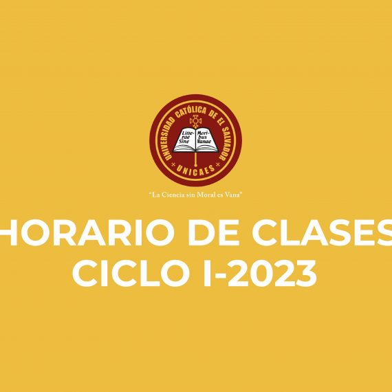 HORARIO DE CLASES CICLO I/2023