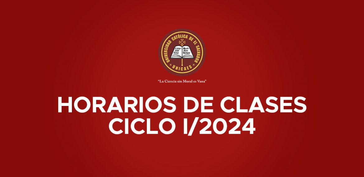 HORARIO DE CLASES CICLO I/2024
