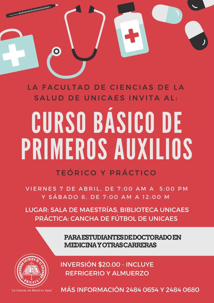 Curso Básico De Primeros Auxilios Unicaes 3916