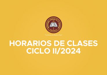 HORARIO DE CLASES CICLO II/2024